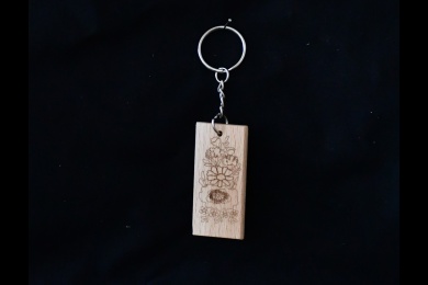 Breloczek z pirografią